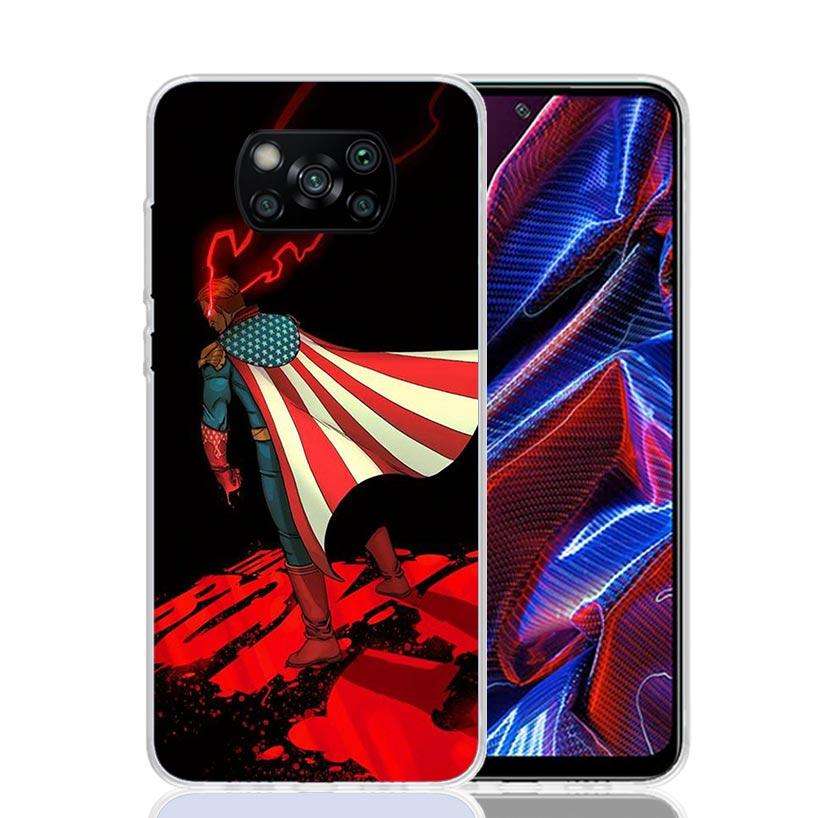 The Boys Homelander TV Case Phone Cover for Xiaomi Redmi Note 10 9 9S 8 8T 7 5 Pro Mi 12T 11T 10T 9T 12 11 Lite A3 A2 Trend Fund