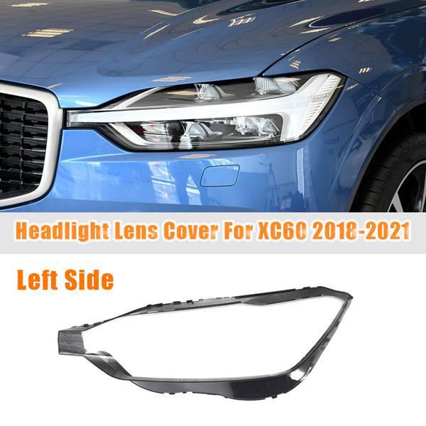 

Clear PC Car Headlight Covers (Left & Right Pair) - Front Shell, Transparent Outer Cover. Standard Size
