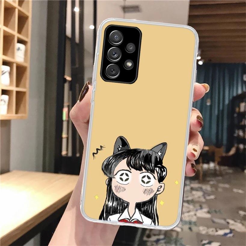 Komi Can't Communicate Phone Case For Samsung Galaxy A56 A55 A54 A53 A17 A16 A15 A14 A13 A36 A35 A34 A33 A26 A25 A24 A23 A05S A0