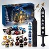 Dungeons And Dragons Dice Vacation Advent Calendar With Mystery Polyhedral Dice For Collectors And Giftgiving