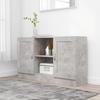 VidaXL Concrete Grey Buffet 120x30.5x70 Cm Chipboard