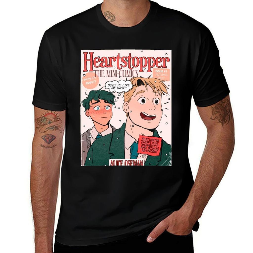 Heartstopper Comics Cover Art By Alcie Oseunisex Tshirt Unisex T Shirt Cotton High Quality Unisex T Shirts For Unisex Casual Tshirt