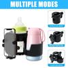 Pram Cup Holder with Phone Holder 3 In 1 Baby Stroller Storage Rack Universal 360° Rotating Drink Holder Bottle Holder for Pram