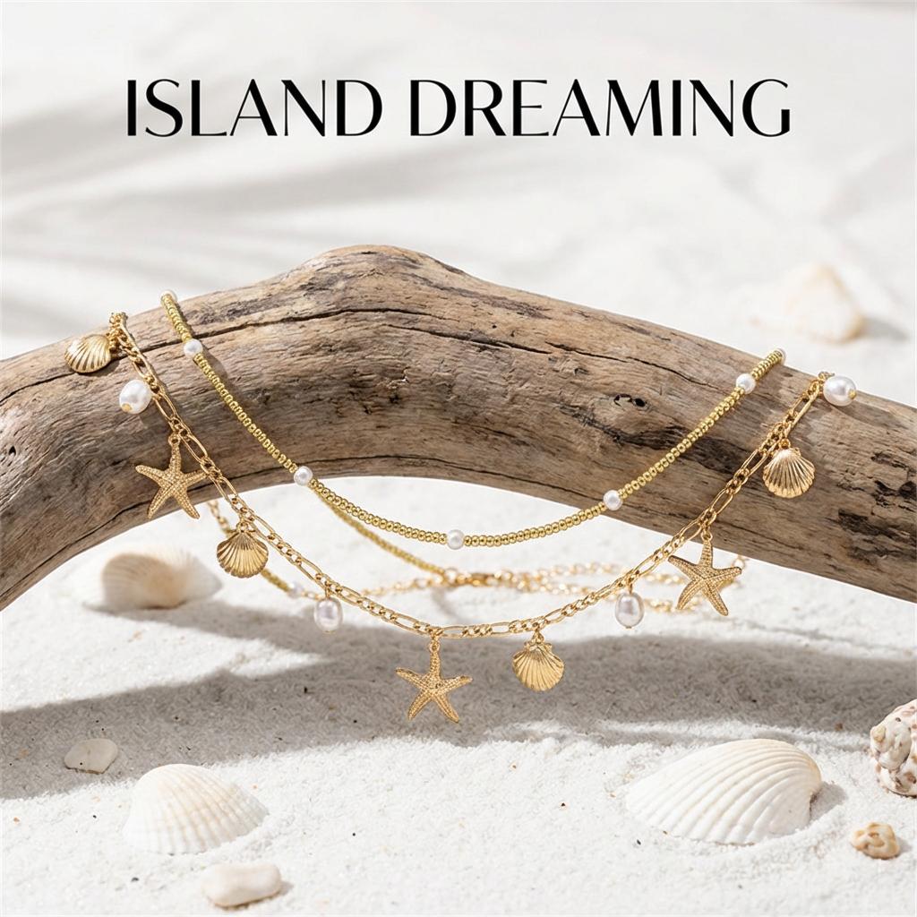 Fashion Bohemian Waist Chain for Women Sexy Layered Tassel Starfish Shell Belly Chain Summer Beach Bikini Body Charm Jewelry