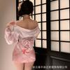 Sex lingerie sexy deep V two-dimensional open kimono uniform pure desire suit pajamas women