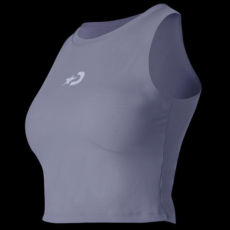 

Dyise Summer New Sports Professional Quick-Drying Shockproof Running Yoga Bra Fitness Vest Outer Wear 23013 Grey M