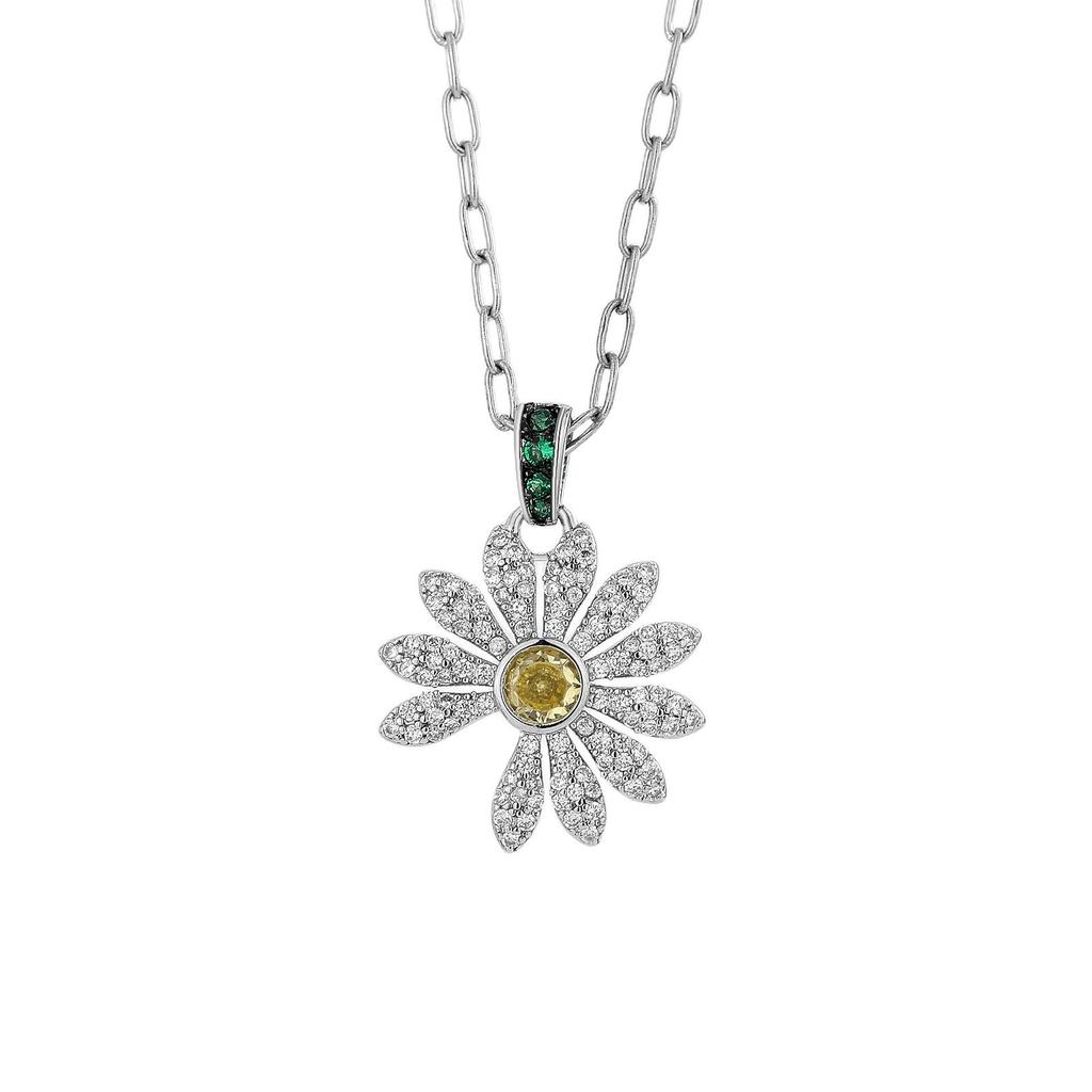 GD Star Style Kwon Ji-yong Limited Daisy Necklace [High Version] Unisex Diamond Pendant Chain