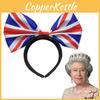 Stilvolles Union Jack Haarband Alice Stirnband Mit Großer Schleife Für Männer Und Frauen Platinjubiläum