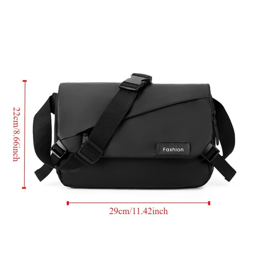 Waterproof Men Crossbody Bag Large Capacity Chest Bag Korean Style Student Shoulder Bag  Cycling