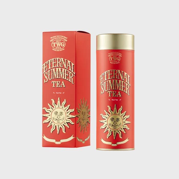 

Чай без кофеина_Чай Вечное лето (Ройбуш) Чай из жестяной банки (120г)