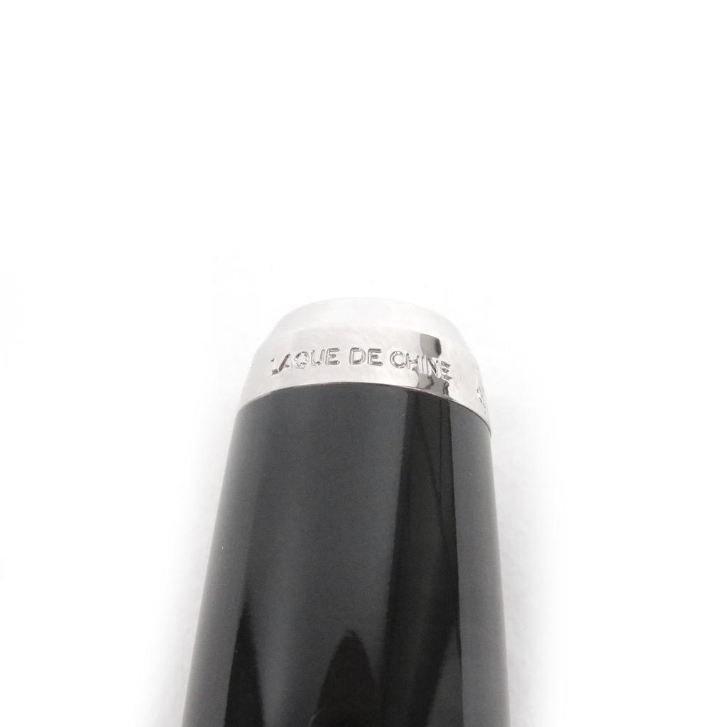 Pristine Dupont fountain pen Olympio Cap type Silver black 18K mens Used