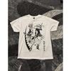 Y2k Vintage T-shirt High Street Anime Harajuku  Short Sleeve Fashion Print Cotton T-shirt Street Wear Casual Loose Top Unisex