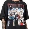 T-shirt Vintage del Film Horror Terrifier, Maglietta Art The Clown Terrifier, Spaventoso