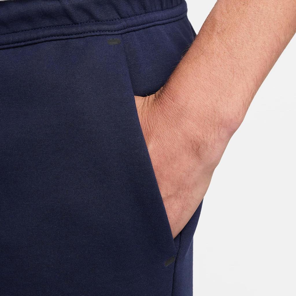 Nike Sportswear Tech Fleece Soccer Bottom Men's Black Blue FZ5835-498