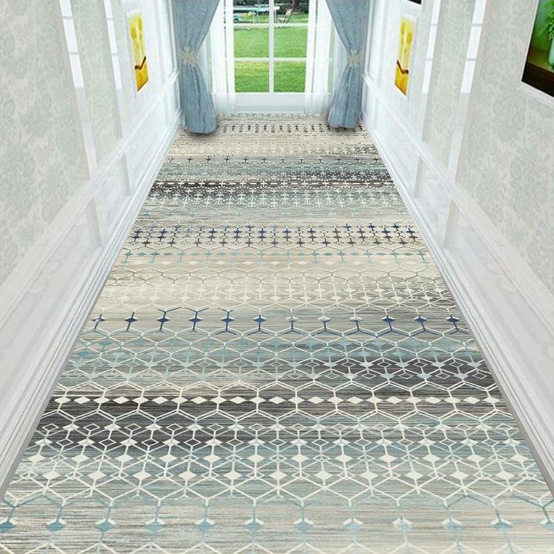 3D květinová a travnatá chodba Dlouhé koberce Lehký Luxusní Koberec do předsíně Protiskluzový běhoun Koberec Pastorační silniční rohožka na schodiště