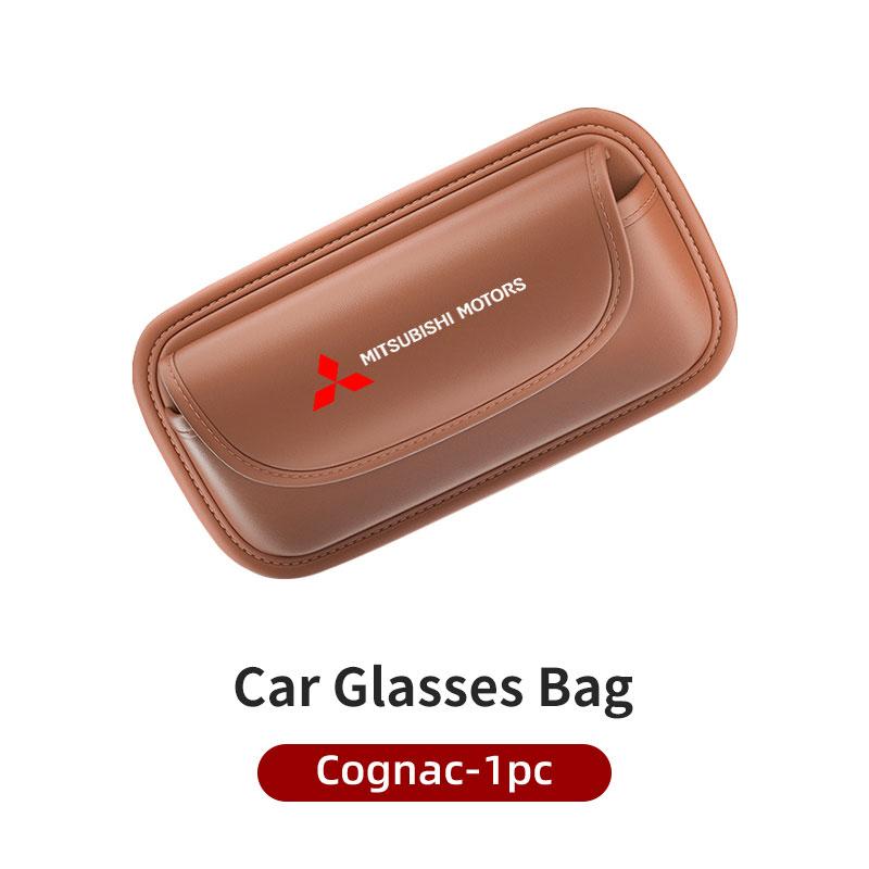 For Mitsubishi Car Sun Visor Glasses Case Sunglasses Holder Storage Box Outlander Lancer Cross Colt Xpander Mirage Attrage