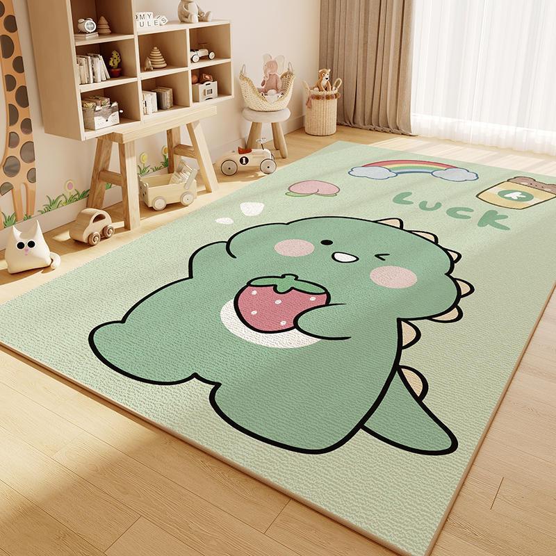 

Ковер в гостиную с мультяшным рисунком VIKAMA, ковер для детской зоны для чтения, грязеотталкивающий прикроватный коврик для детской спальни, украшение для дома 80X120CM (2.6X3.9FT