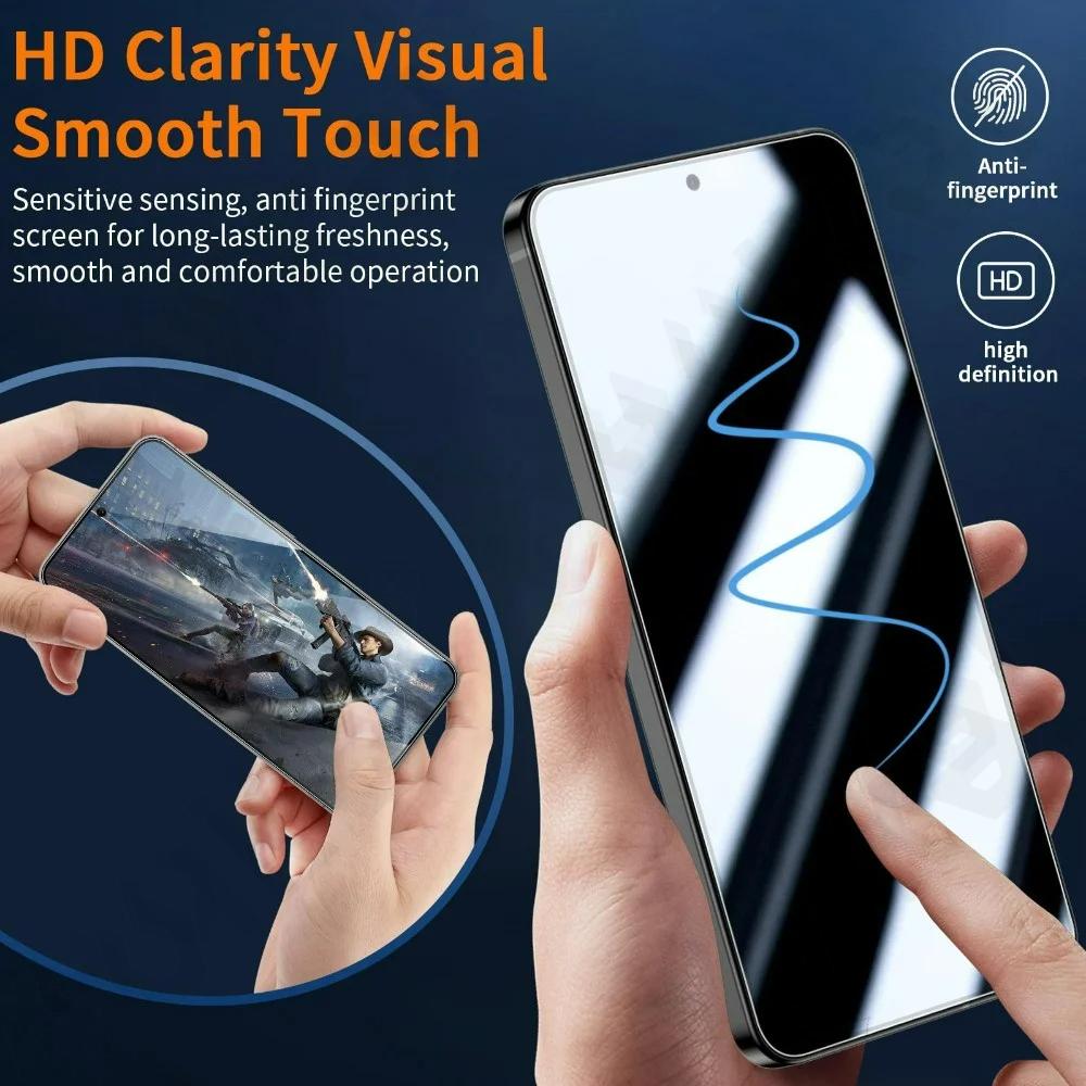 2 Pack For Huawei Honor Magic 8 7 Lite Pro 5G Tempered Glass Screen Protector  Auto Dust-Elimination Bubble Free HD Clear
