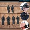 6/12/24pcs Instant Zipper Repair Kit, Universal Design, Multiple Sizes, Easy Clothing Fix, Portable For Quick Fixes
