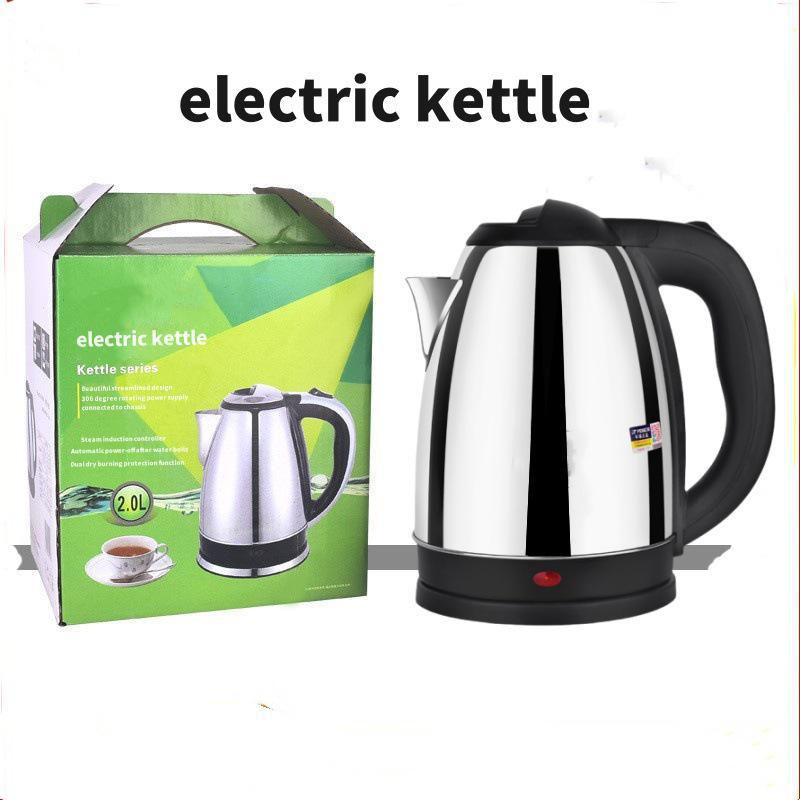 304 Stainless Steel Electric Kettle with Auto Shut-Off, British and European Standard