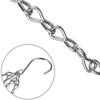 14" Hanging Basket Flower Pot Replacement Plant Hangers 4 Strand Hanging Chain Replacement Chains
