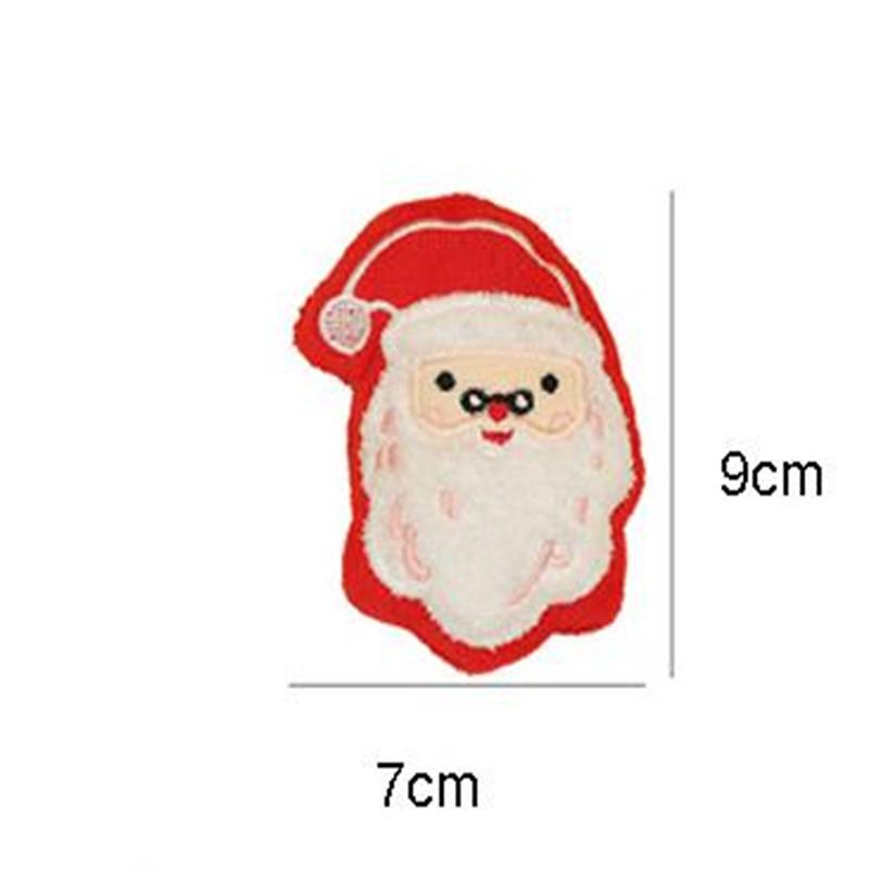 Christmas Plush Cartoon Cat Toy Design Builtin Cat Mint Fun Pet Chew Toy