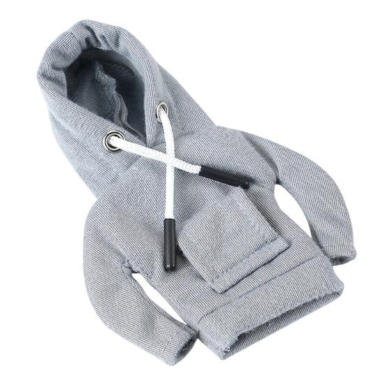 Desk Goose Hoodie Costume Adjustable Hooded Sweater for 7" Doll Mini Porch Goose Costume with Pocket Decorative Gift for Enthusiasts