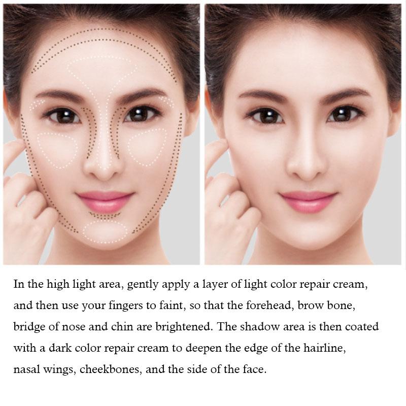 Double Head Stereo Light and Shadow Concealer Stick Light and Long Lasting Concealer Cream