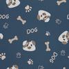 Outdoor Decorative Fabrics Oxford - Motif Paws Bones Dogs