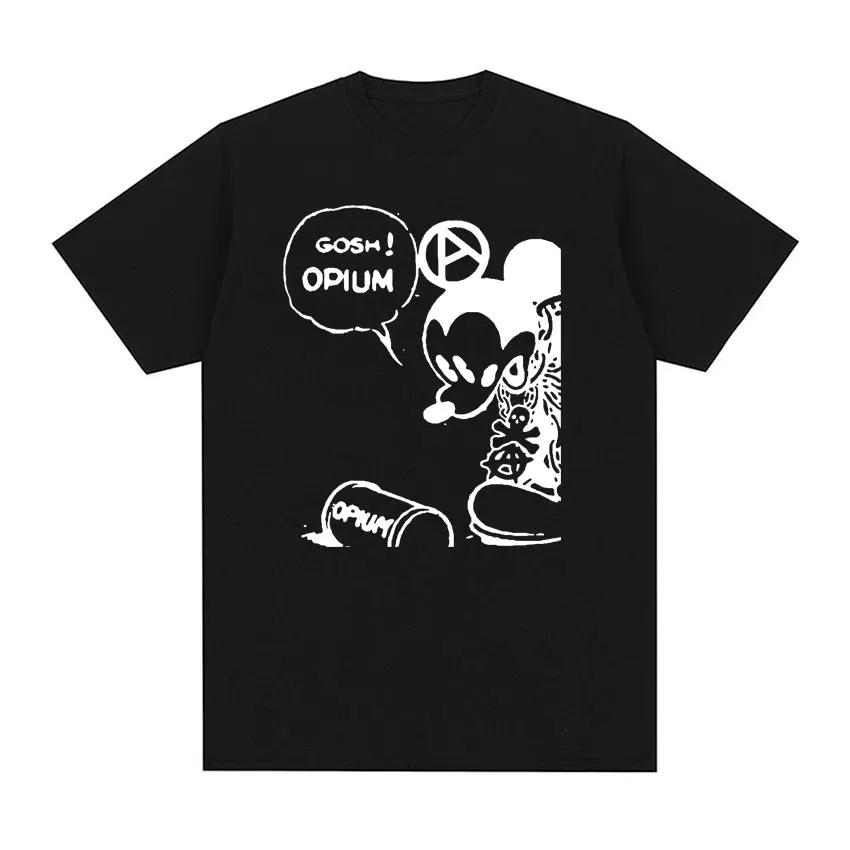 Rapper Ken Carson Opium Merch Tour T-Shirt Playboi Carti Ken Carson AGC Album T Shirt Men Women Hip Hop Tee Shirt Streetwear