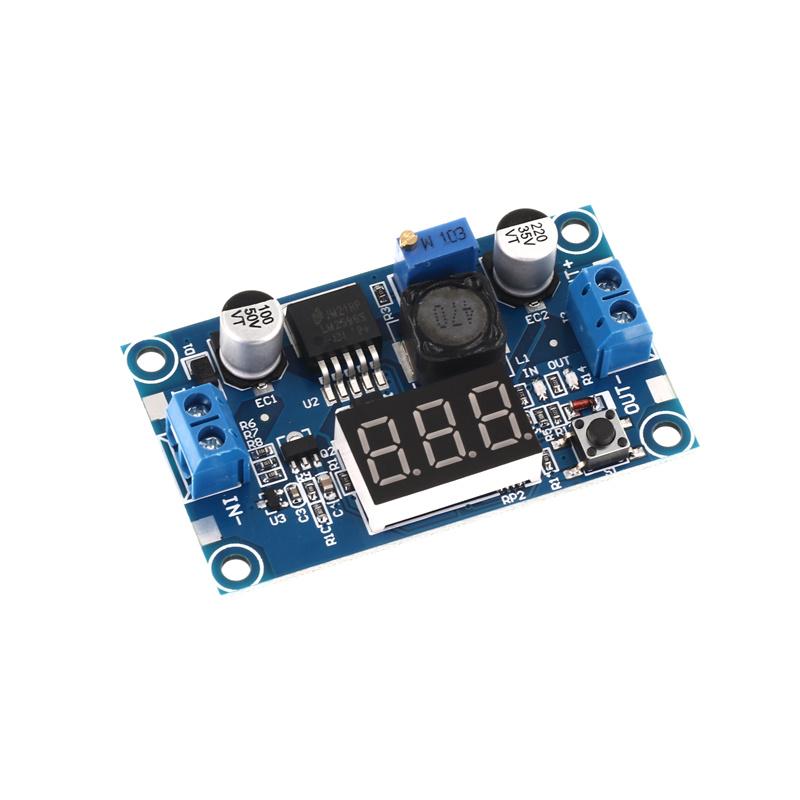 Lm2596 Dc Dc Adjustable Step Down Converter Voltage Regulator Led Display Voltmeter Buck Adapter Adjustable Power Supply Module