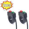 22mm Handlebar Horn and Headlight Combination Button Switch for Motorcycle E-bike Scooter Universal Refit Accessories