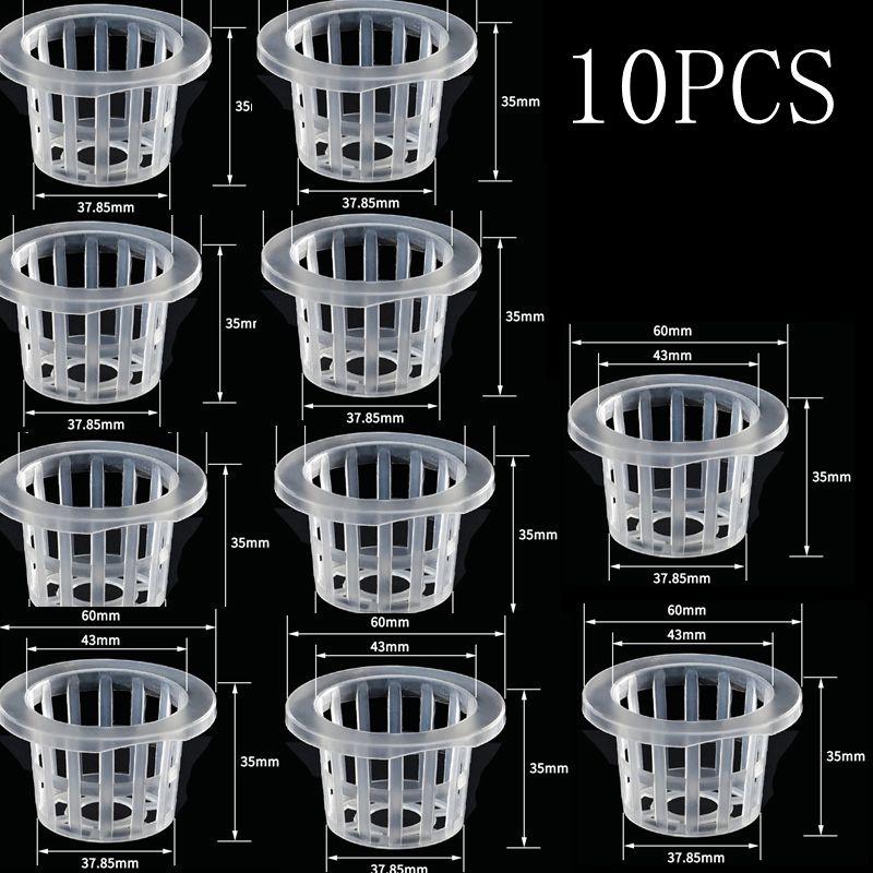 10/20/50Pcs Hydroponic Colonization Net Basket Plant Nursery Pot Aeroponic Vegetable Planting Grow Soilless Culture Sponge Cup