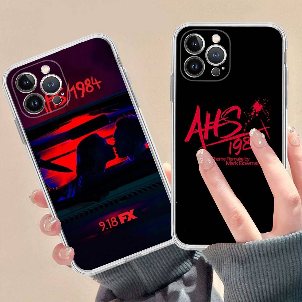 American Horror Story AHS 1984 Phone Case For IPhone 17 16 15 14 13 11 12 Pro Max 16 Plus Transparent