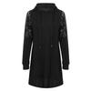 Rochie largi sexy pentru femei Imbracaminte Pulover casual Rochie cu gluga Moda coreeana Femei Rochie scurta eleganta neagra
