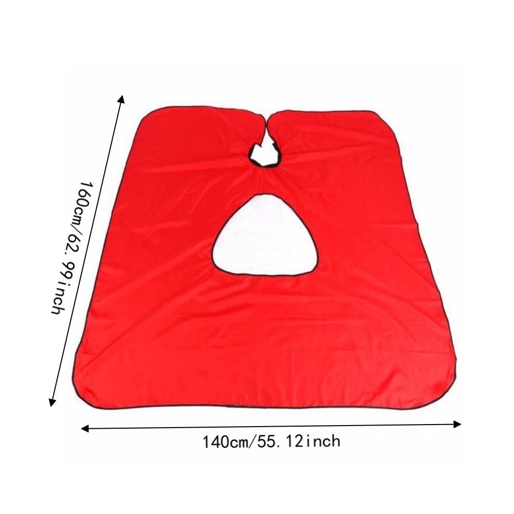 Adjustable Buckle Straps Transparent Window Visible Apron Hairdressing Gown Cape Home Use