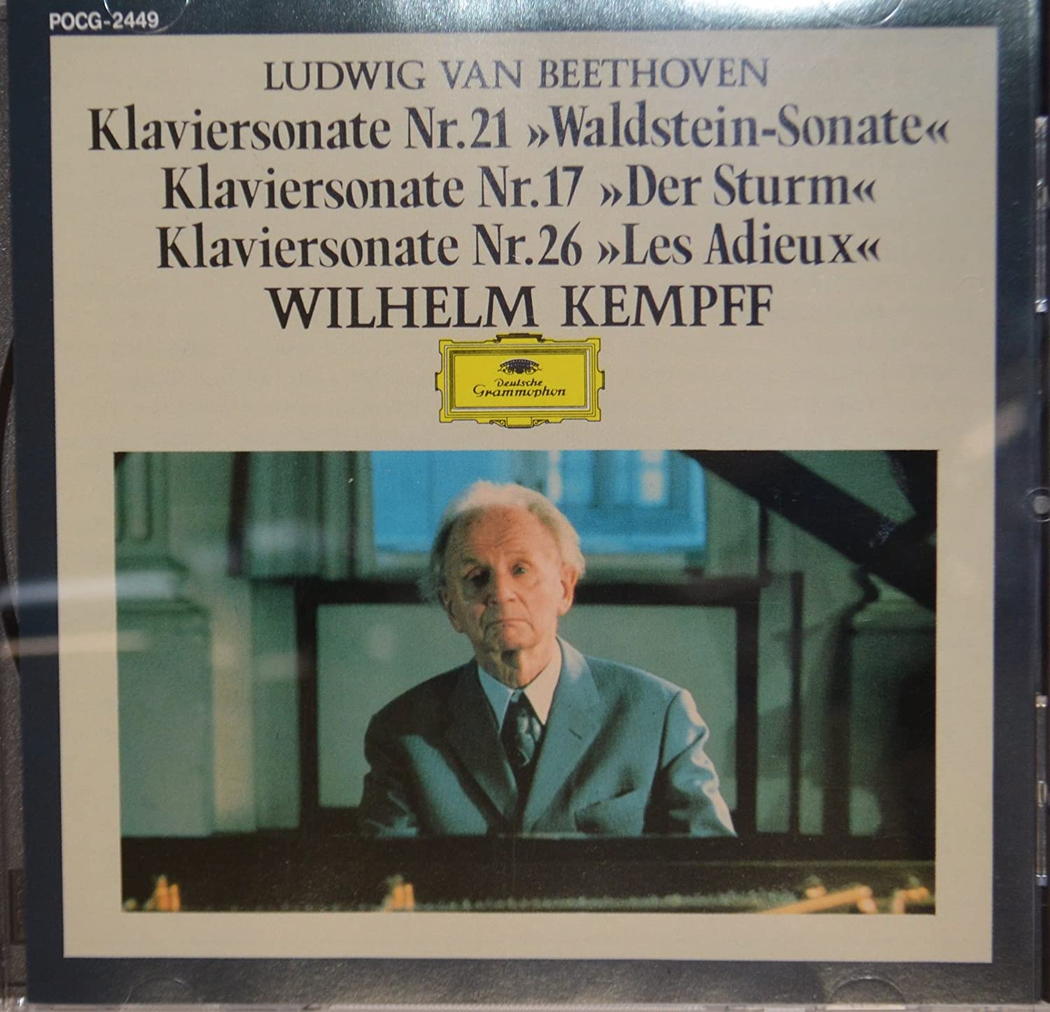 

CD KEMPFF (WILHELM); BEETHOVEN - Beethoven: P Sonata 21st POCG2449 Japan Classical Used