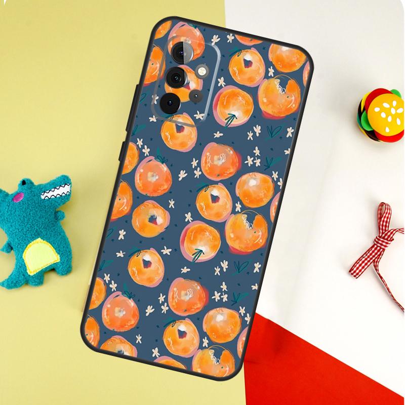 Tropical Summer Fruit Lemon Case For Samsung Galaxy A54 A34 A24 A14 A12 A22 A32 A42 A52 A72 A52S A51 A71 A13 A53 Cover