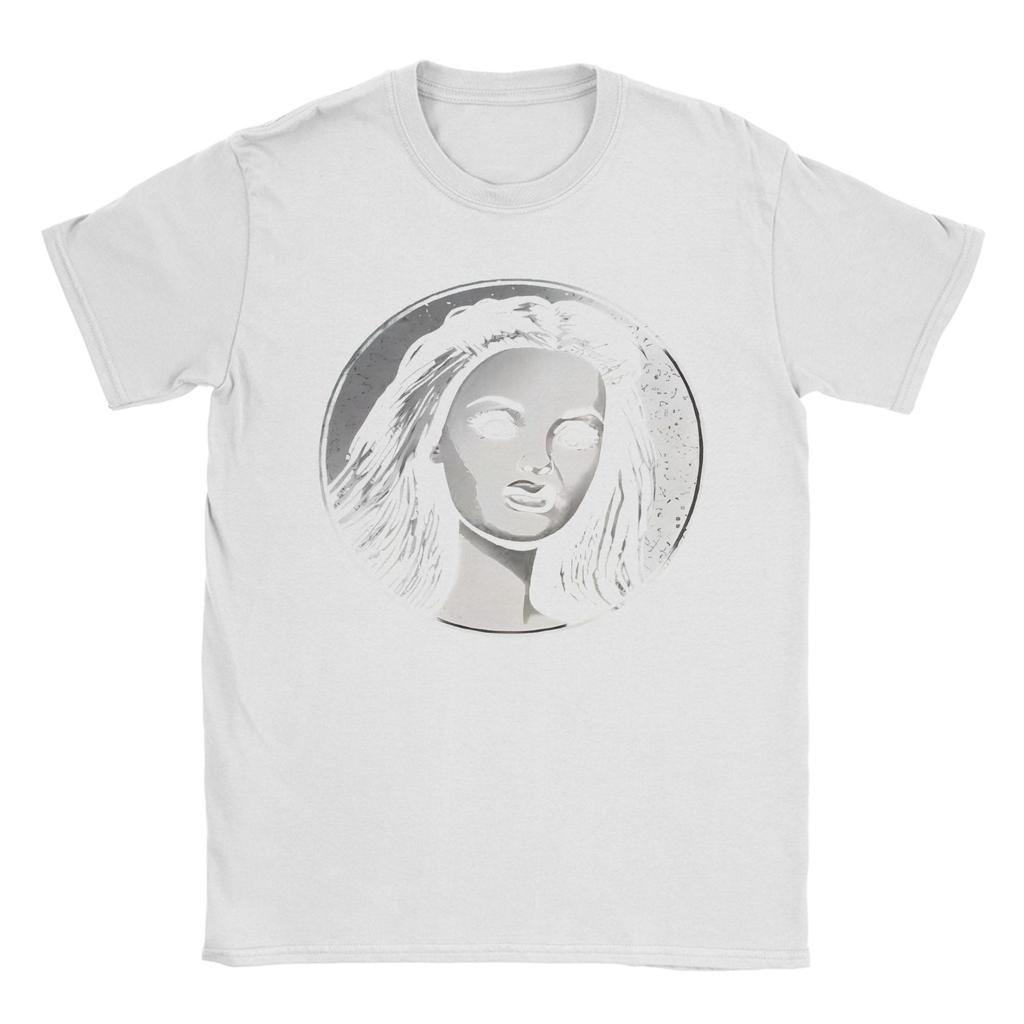 Unisex's Disgusted Doll Face Funny Meme Cursed Image Graphic T Shirts Pure Cotton Clothing Short Sleeve Crew Neck Tees