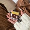 Autumn and Winter Ins Yellow Brown Flower AirPods 1 Generation Headset Protection for AirPods Pro 1st Generation Bluetooth Headset