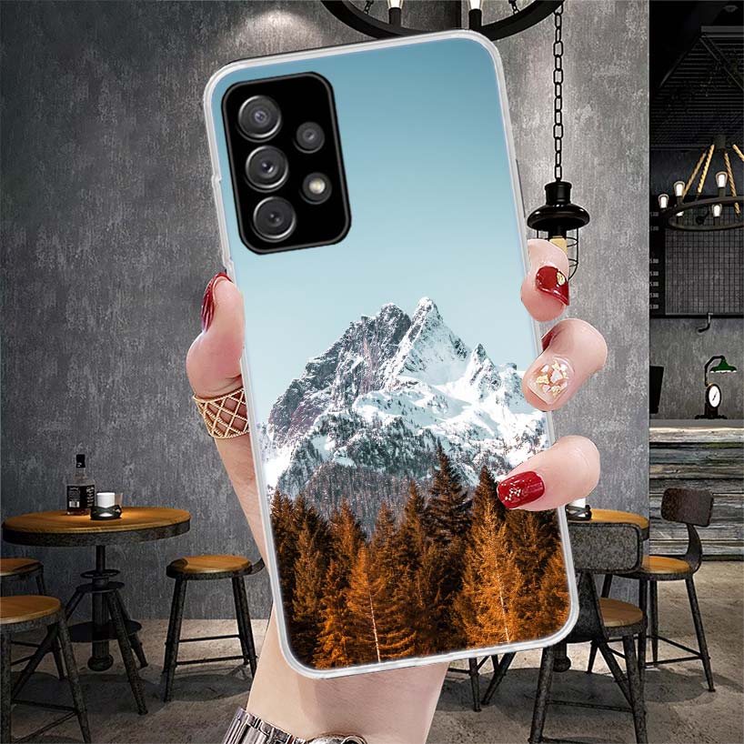 Mountain Peak Forest Soft Phone Case For Samsung Galaxy S22 S23 S24 S25 Edge S26 Ultra S20 FE S21 Plus + Fundas Coque Galaxy S20