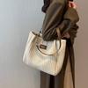 New simple suede shoulder bag women's tote cloth