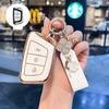 Compatible Car Key Cover for JAC Jiayue A5, X4, X7, iC5, iEVS4/7S, T8 Refine, S4, S7, M6 with Buckle