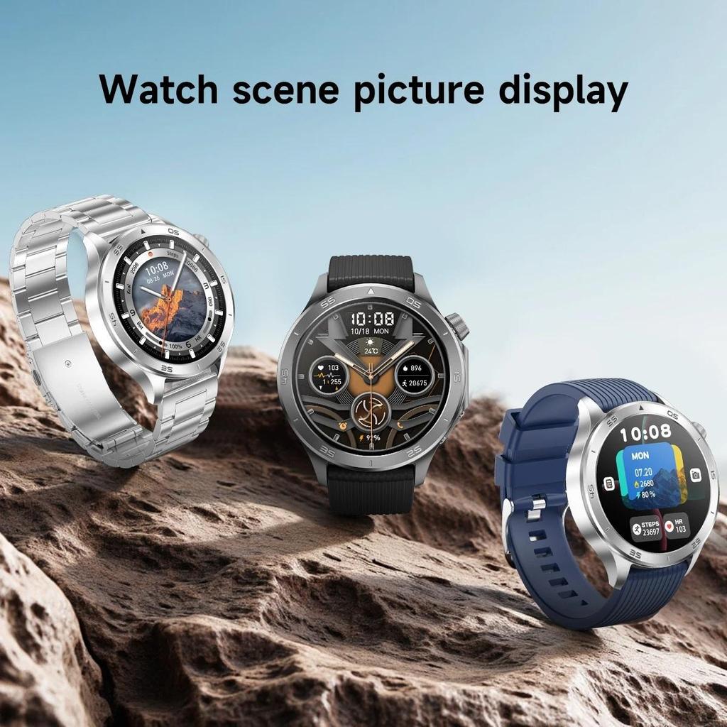 2025 NEW WANCH X2 MAX Outdoor Sports Men SmartWatch GPS Motion Trajectory Compass AMOLED Screen IP67 Waterproof Smart Watch