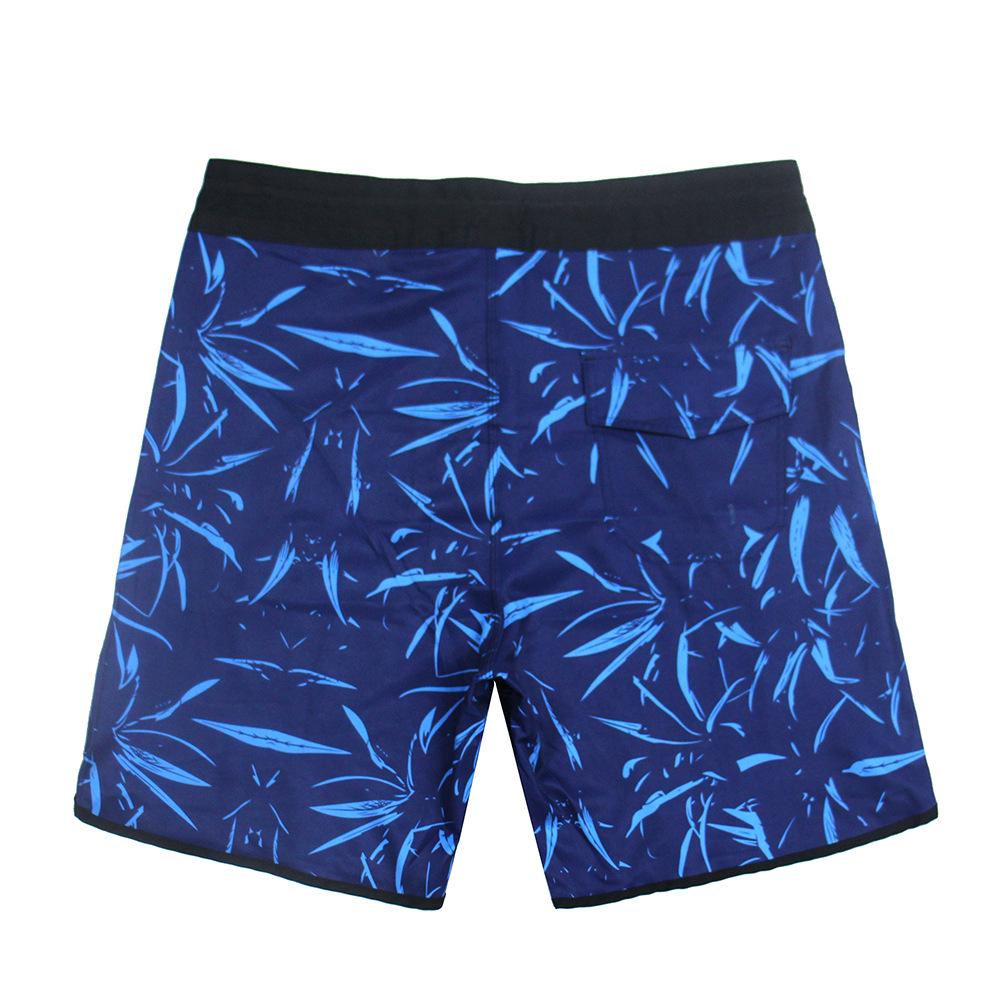 Men's Quick-Dry Leaf Print Surfing Shorts - 2024 Summer Beach Vacation