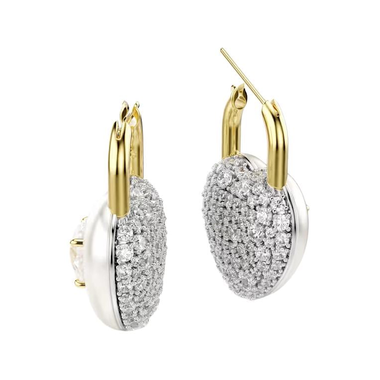 Swarovski Idyllia Cubic Zirconia Earrings Women's White 5737297