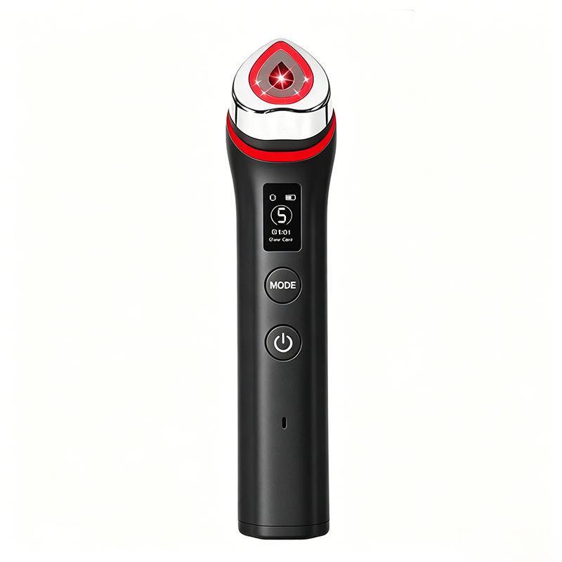 Portable 5-Color Light Eye Vibration Massager with Voice Broadcast