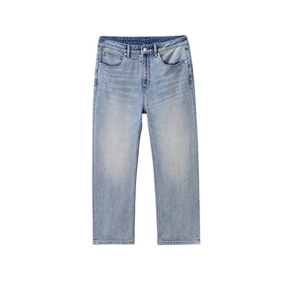 New Spring and Summer Loose American High Street Trousers Straight Wide-leg Jeans