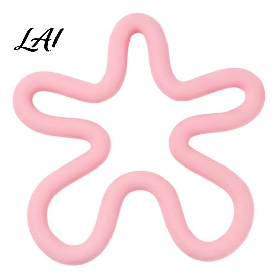 Decorative Dining Table Mat Silicone Coaster Irregular Flower Shape Kitchen Countertop Protector Non-slip Protector Heat Insulation Trivet for Hot