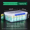 ZISIZ Transparent Rectangular Food Storage Container with Lid